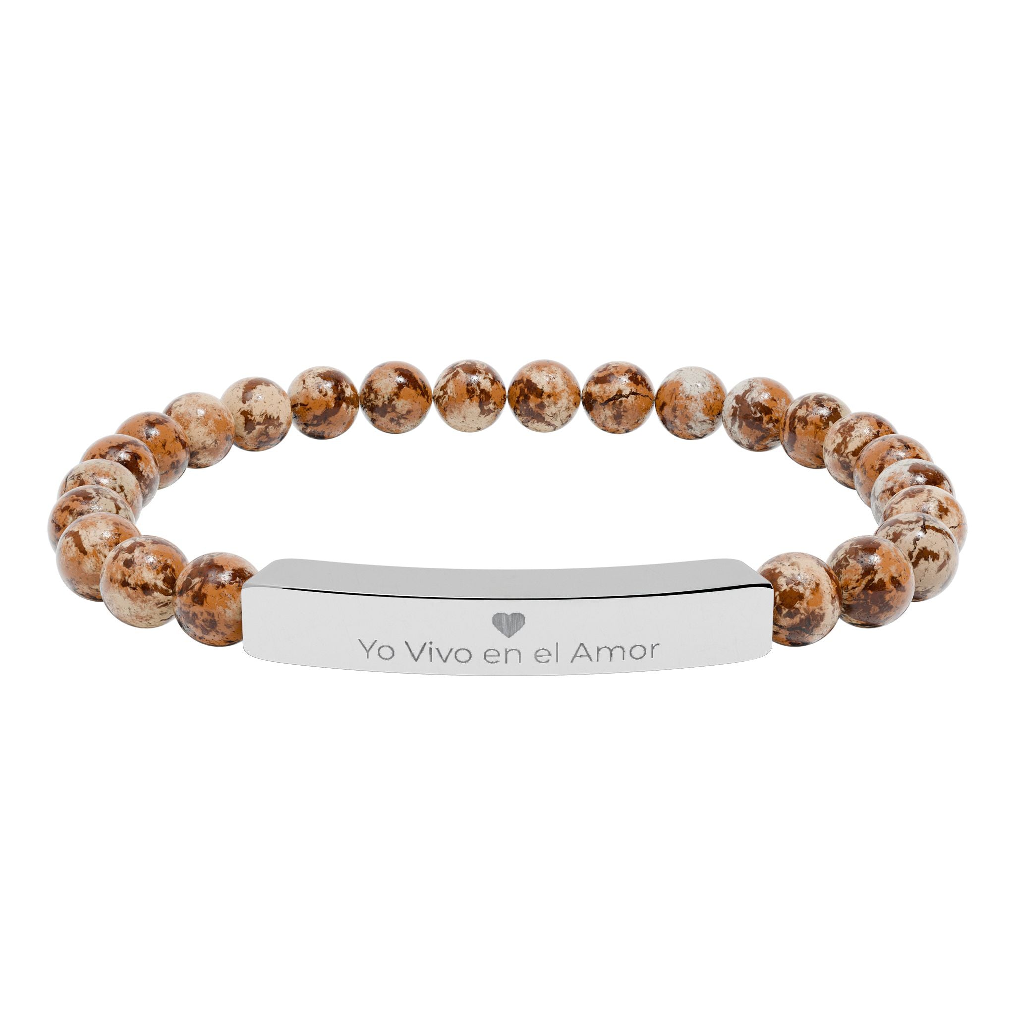 Unisex Bracelet — "Yo Vivo en el Amor"