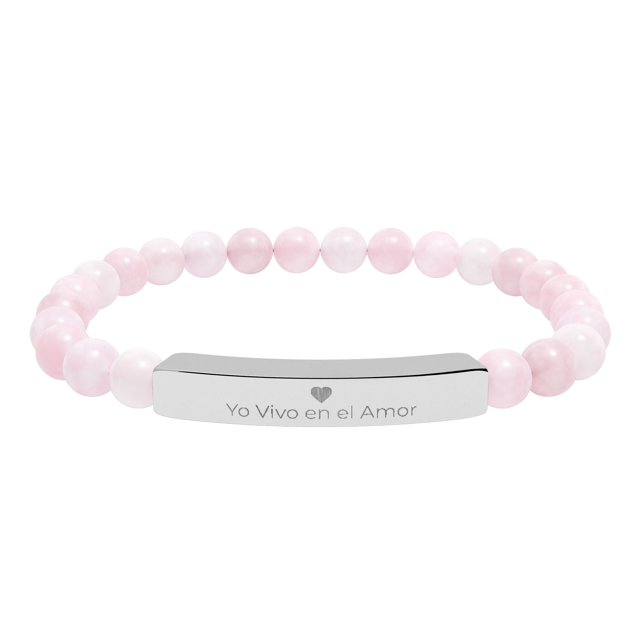 Unisex Bracelet — "Yo Vivo en el Amor"