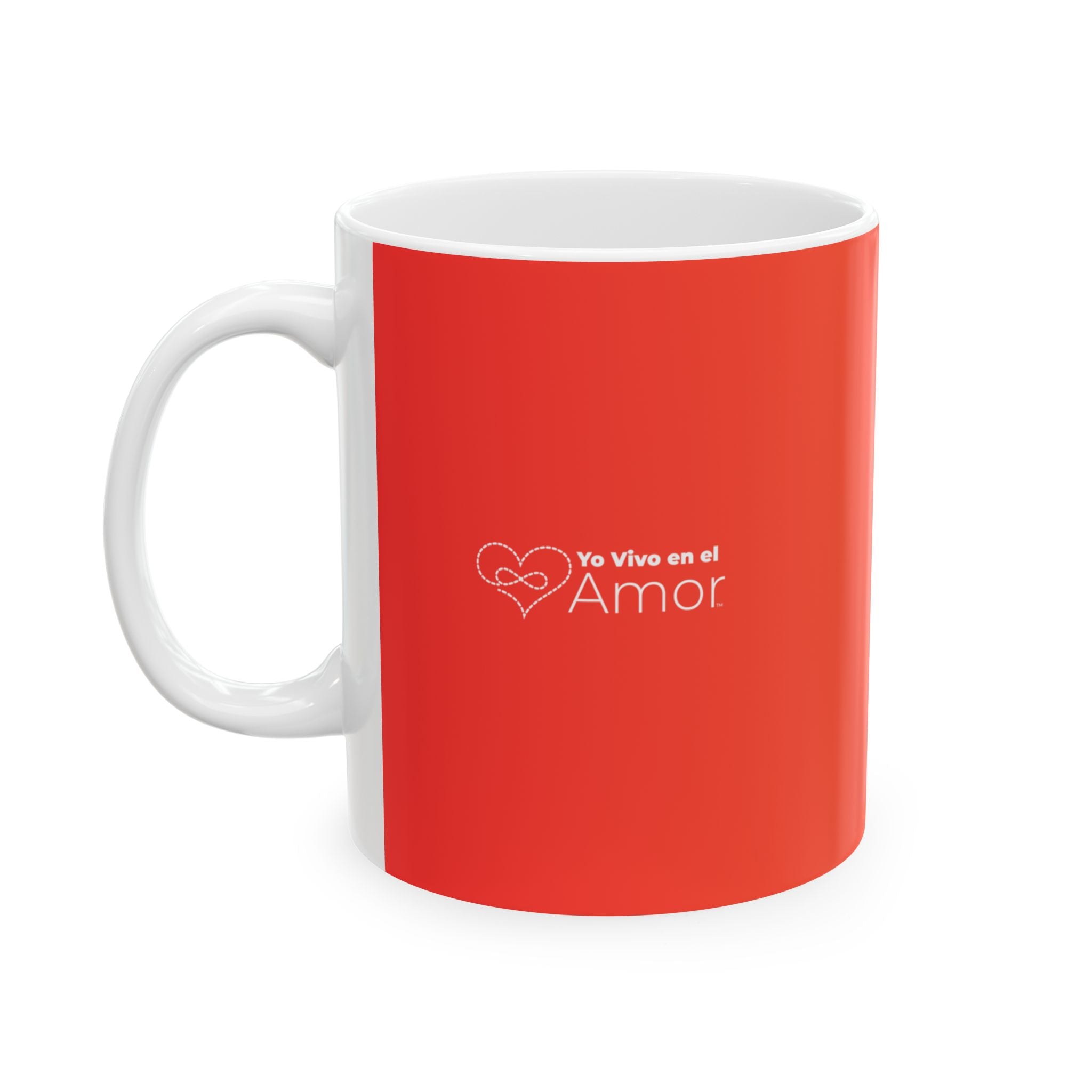 El Amor Transforma Ceramic Mug — Spanish Love Quote Coffee Cup (11oz/15oz)