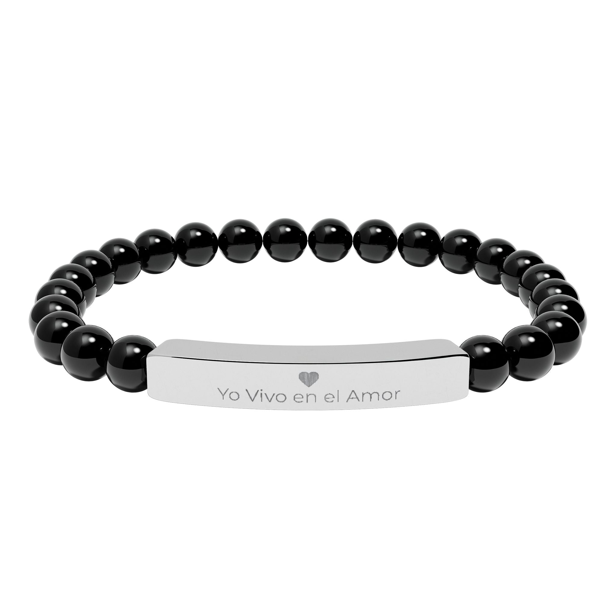 Unisex Bracelet — "Yo Vivo en el Amor"