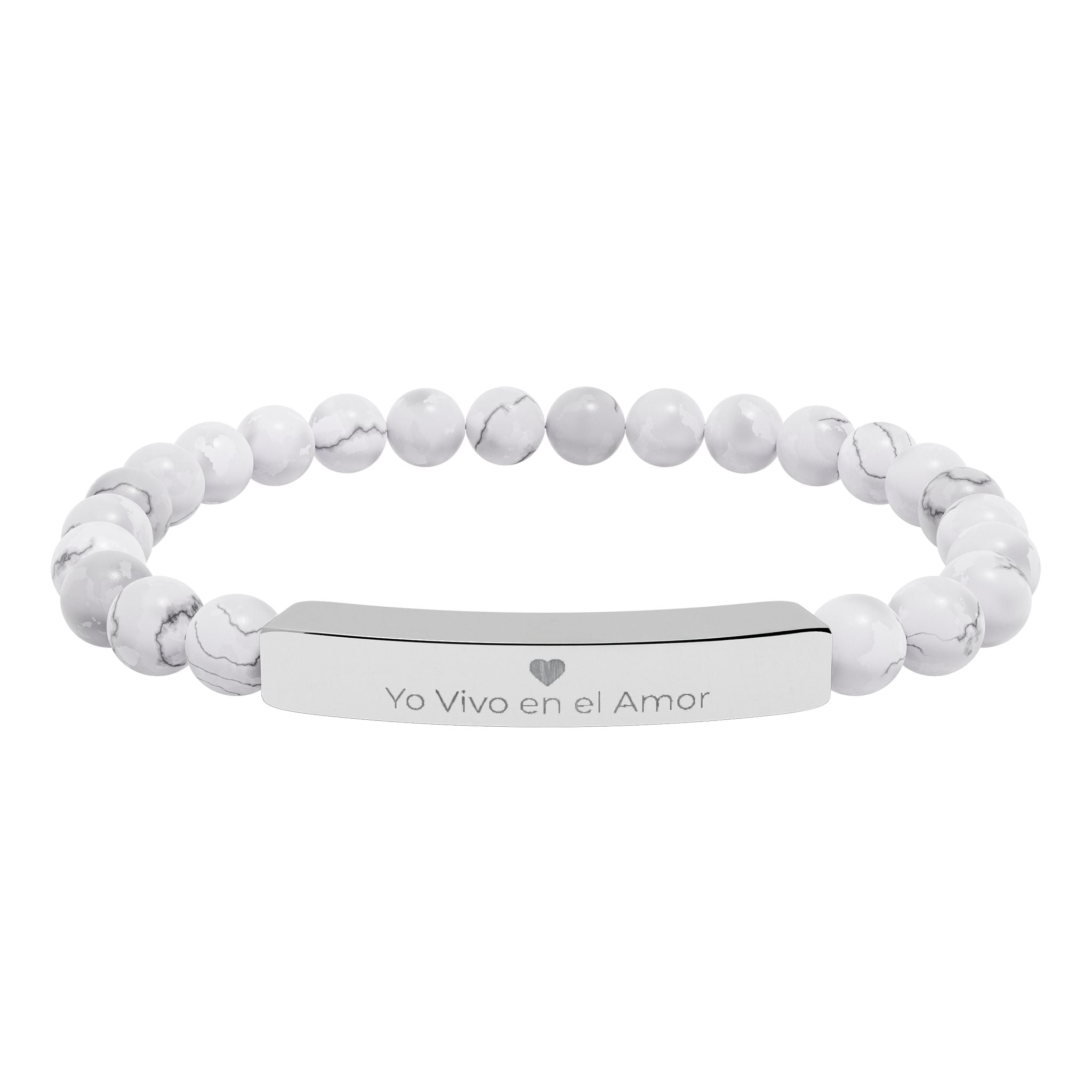 Unisex Bracelet — "Yo Vivo en el Amor"