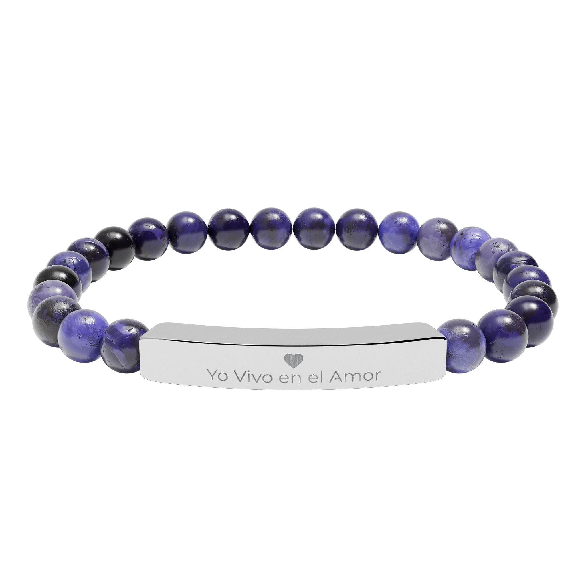 Unisex Bracelet — "Yo Vivo en el Amor"