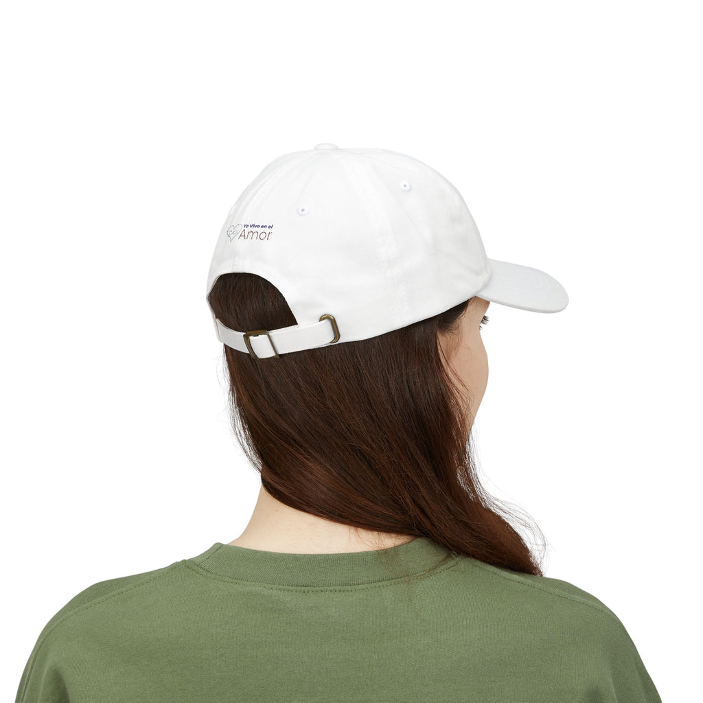 Dad Cap — "Love Is Power" Embroidered Heart Cap