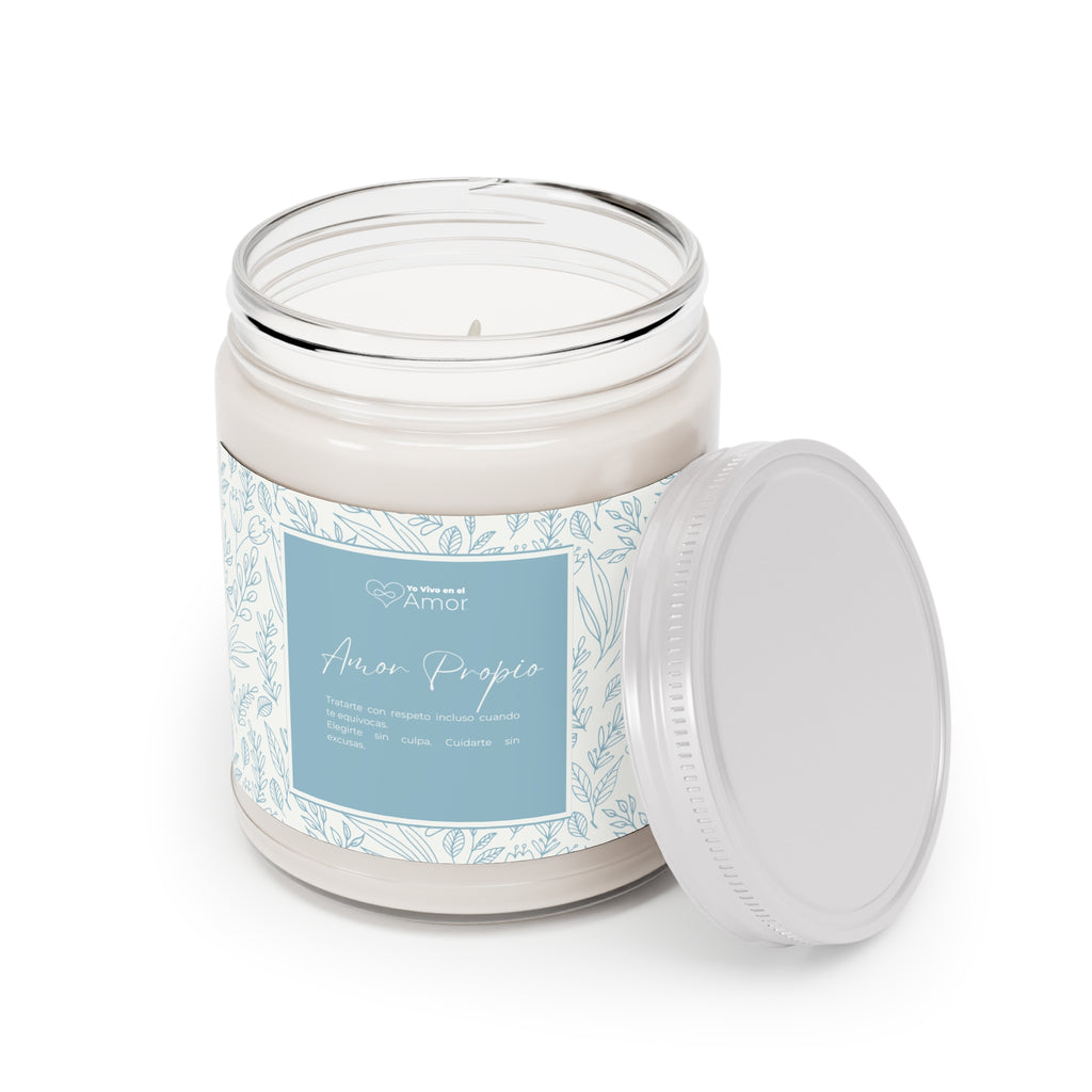 Scented Soy Candles with White Lid, 9oz