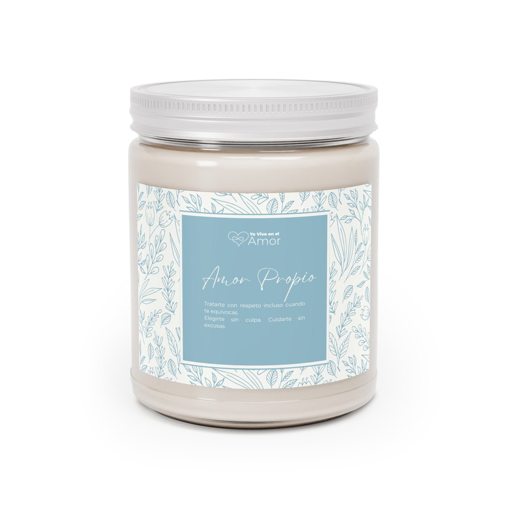 Scented Soy Candles with White Lid, 9oz