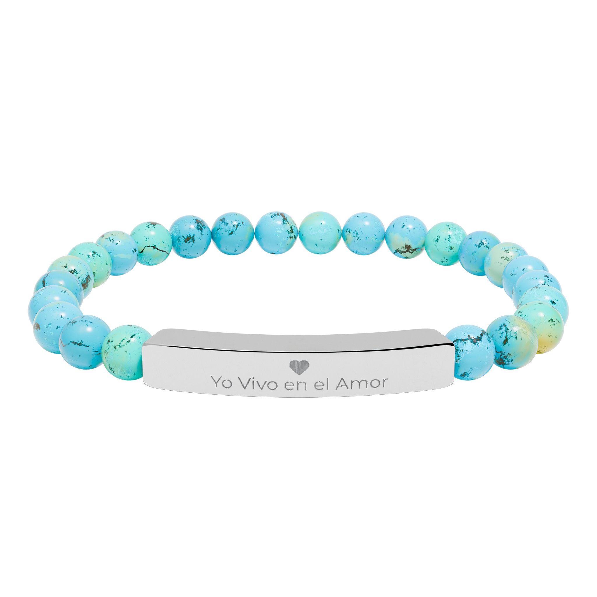 Unisex Bracelet — "Yo Vivo en el Amor"